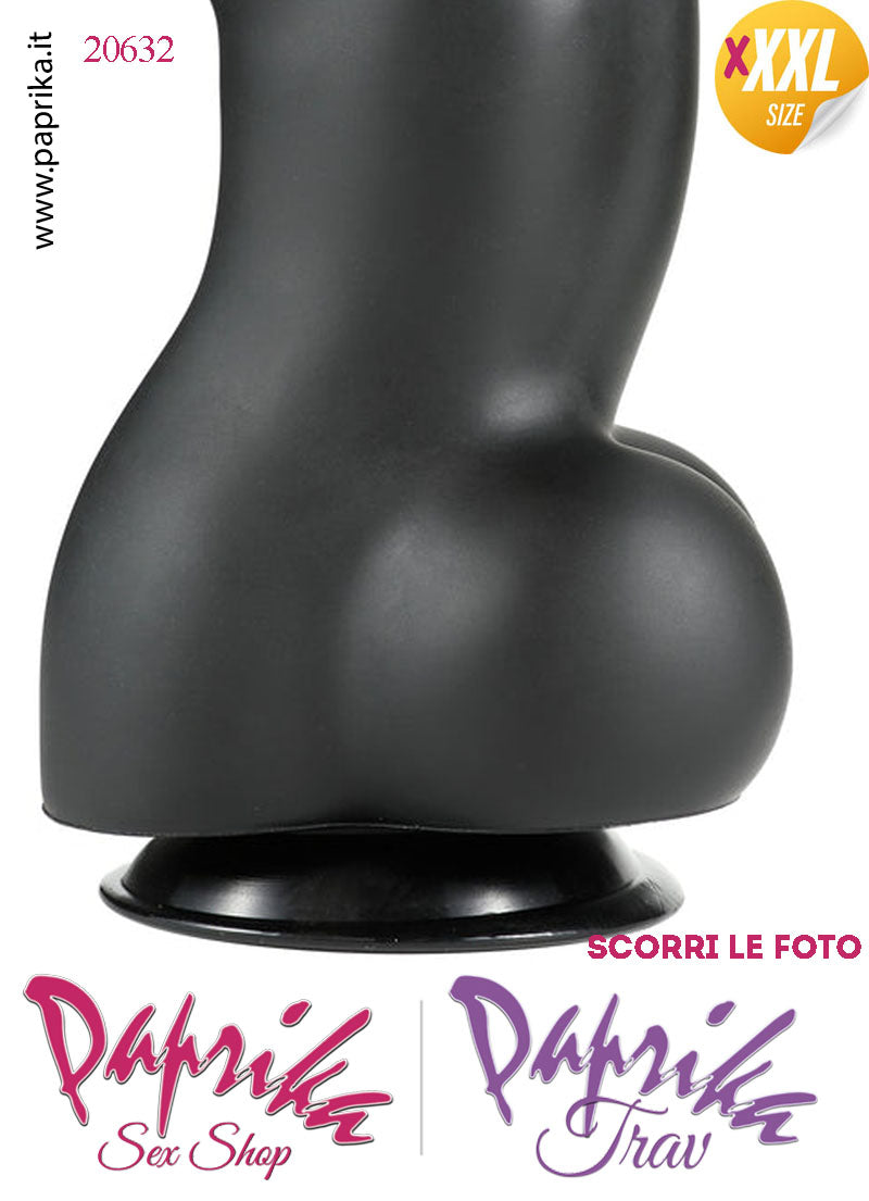 Fallo Sagomato Ventosa XXXXL Unisex Pvc Non Vibrante 27 cm Ø 95