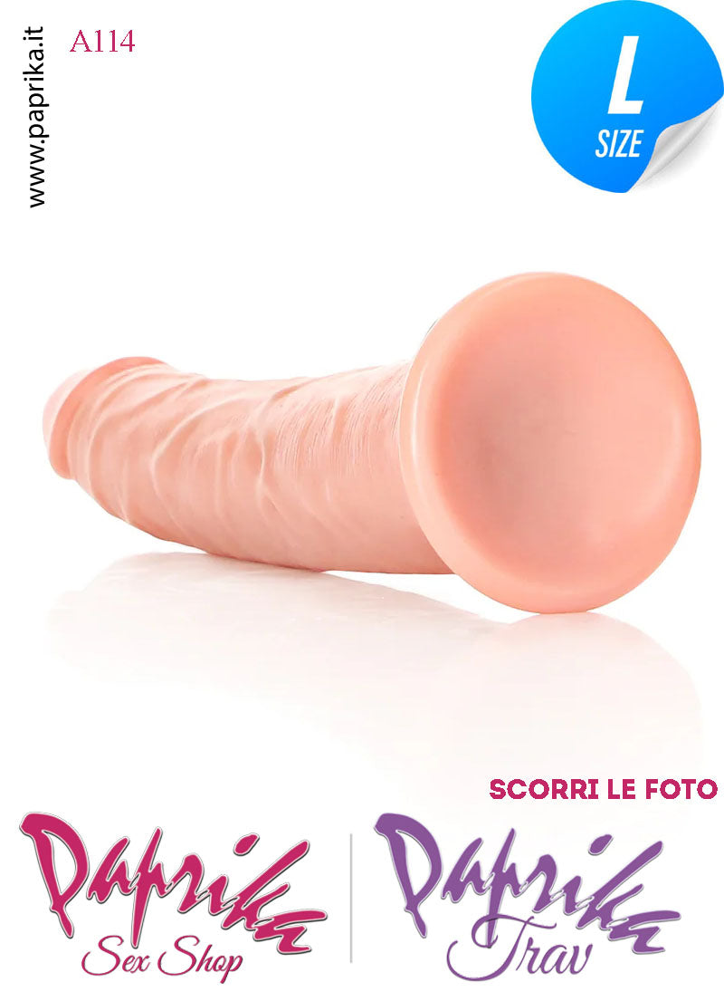 Dildo Ventosa Unisex Large Pvc Venature 18 cm Ø 30/39 Non Vibrante