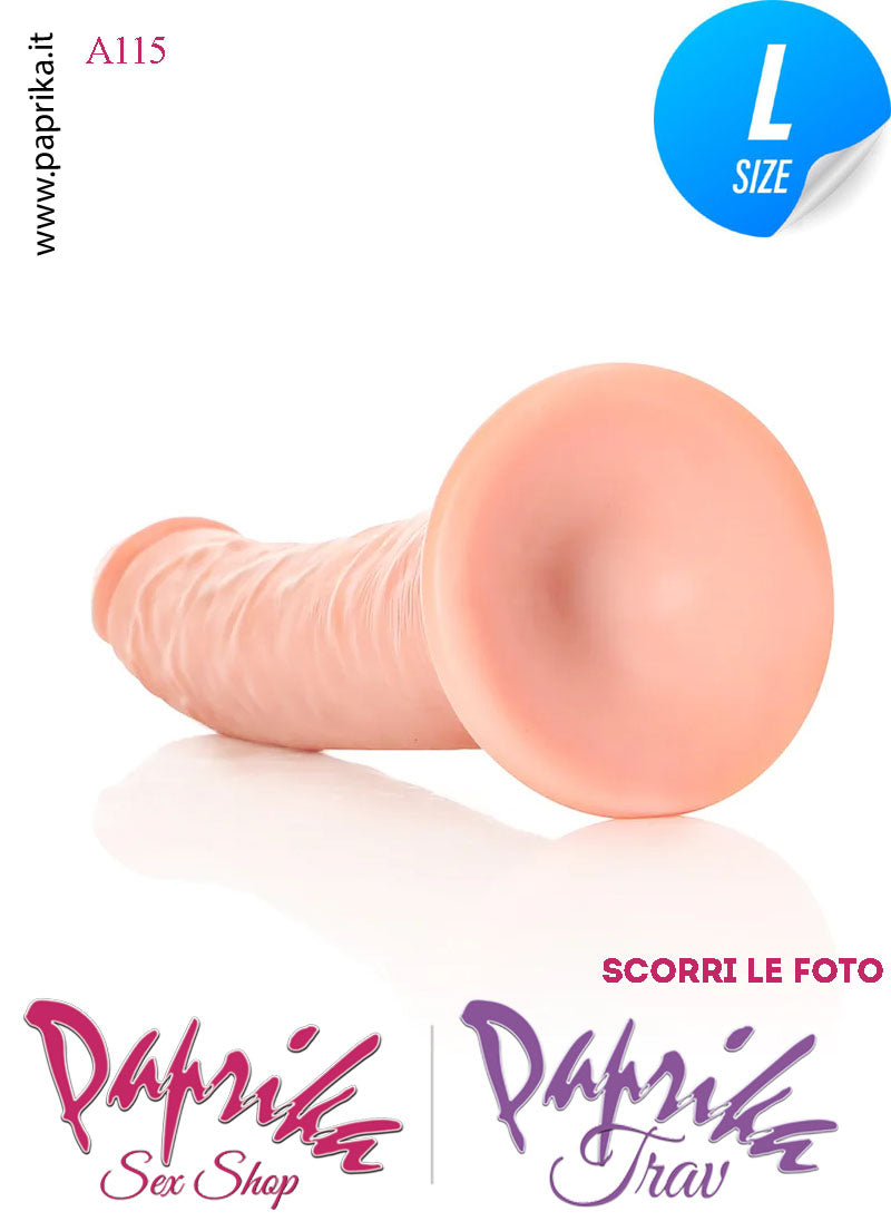 Dildo Ventosa Unisex Large Pvc Venature 19 cm Ø 39 Non Vibrante