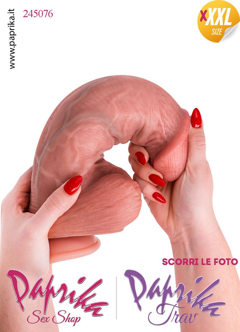 Fallo XXXXL Unisex Silicone Flessibile Ventosa Non Vibrante 21/27 cm Ø 58/75