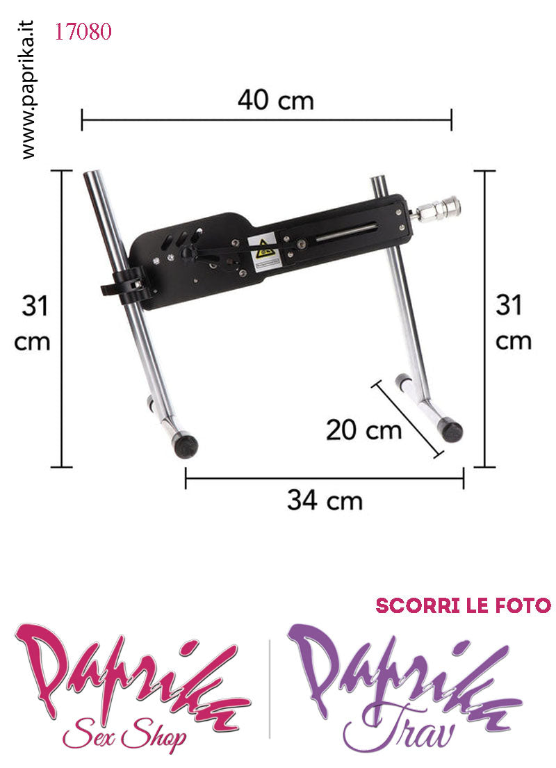 Fucking Sex Machine Macchina Del Sesso 285 Ripetizioni Minuto Fallo Piastra x Ventose