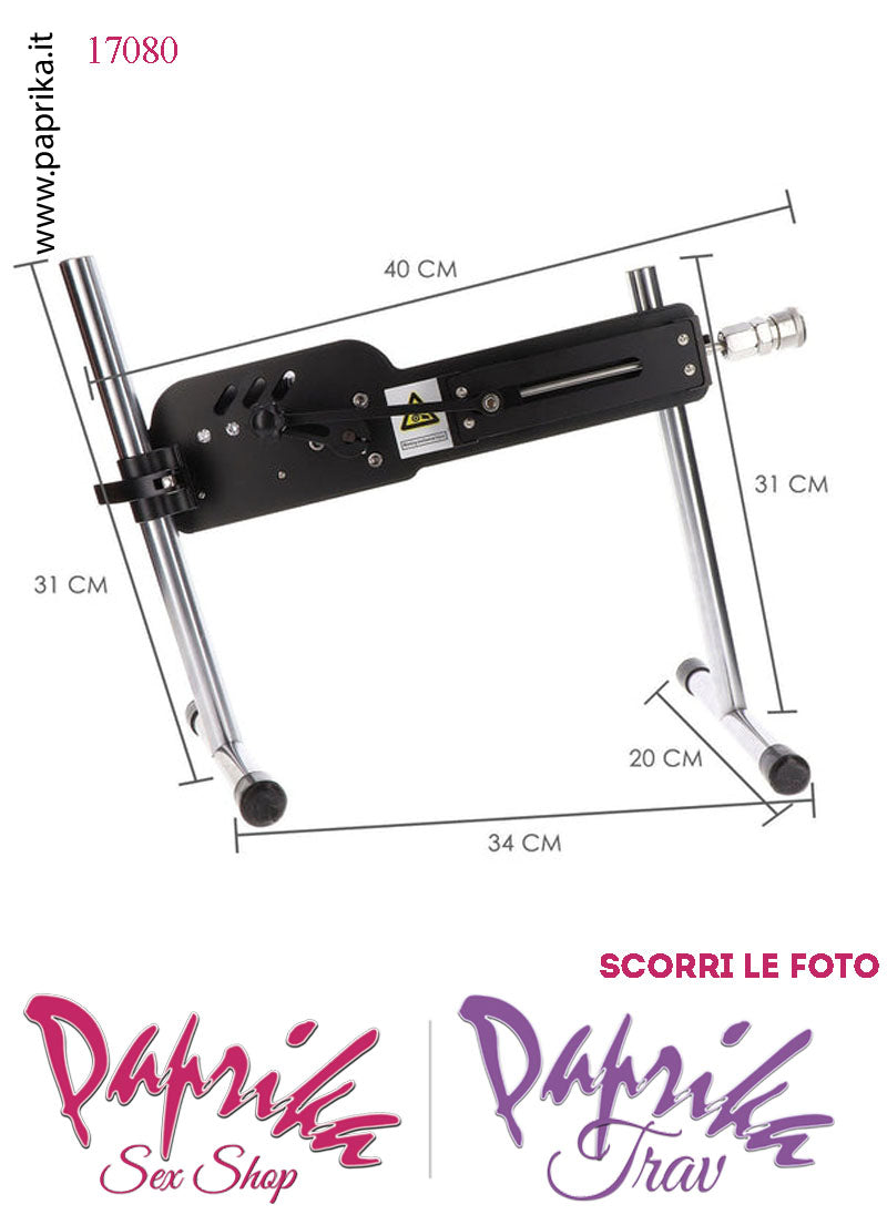 Fucking Sex Machine Macchina Del Sesso 285 Ripetizioni Minuto Fallo Piastra x Ventose