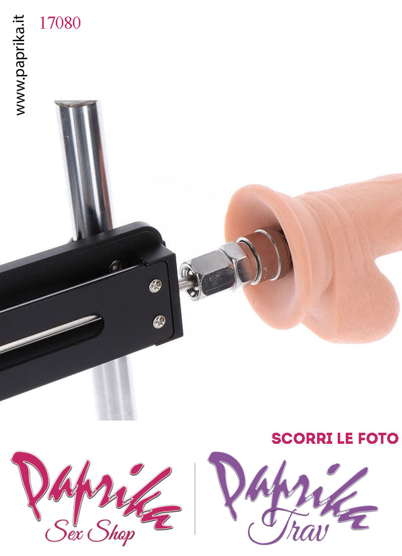 Fucking Sex Machine Macchina Del Sesso 285 Ripetizioni Minuto Fallo Piastra x Ventose