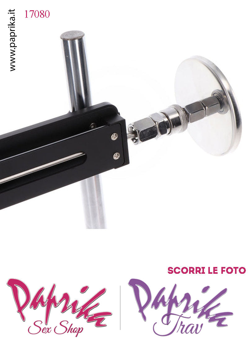 Fucking Sex Machine Macchina Del Sesso 285 Ripetizioni Minuto Fallo Piastra x Ventose