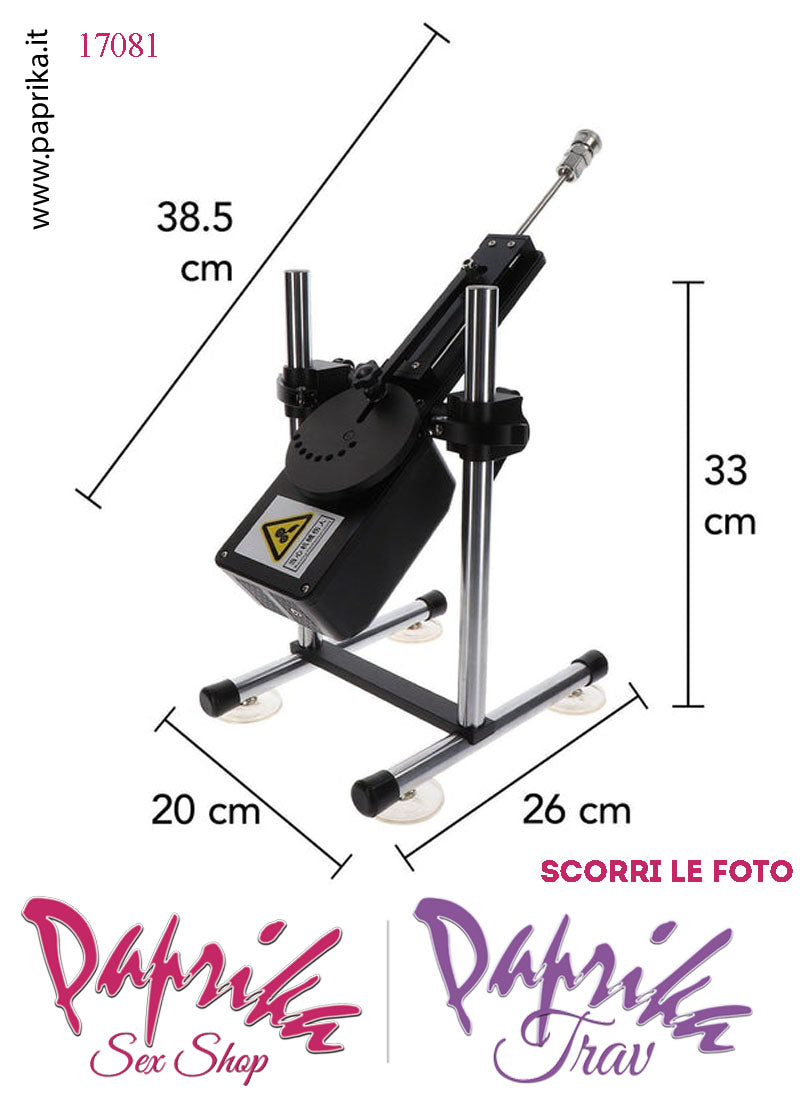 Fucking Sex Machine 285 Ripetizioni Minuto Macchina Del Sesso Fallo Piastra x Ventose