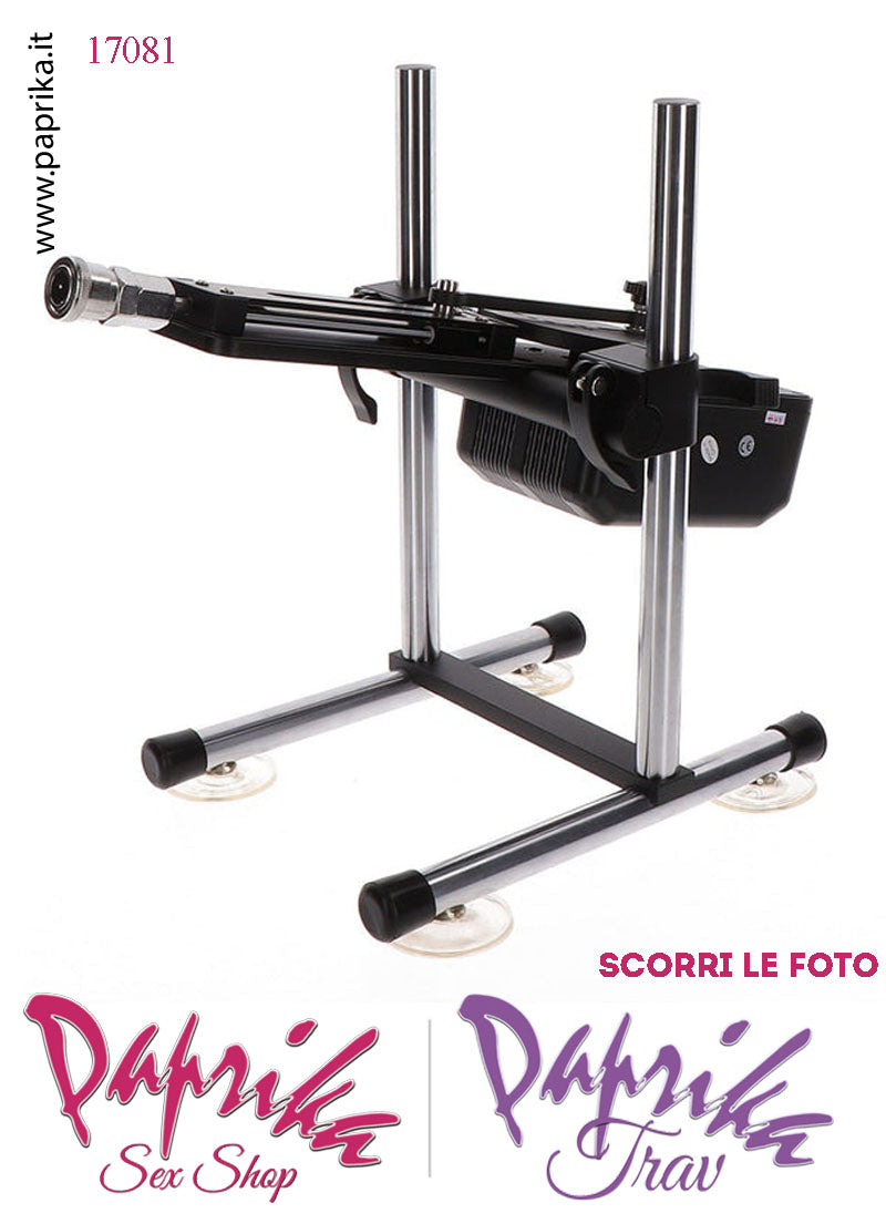 Fucking Sex Machine 285 Ripetizioni Minuto Macchina Del Sesso Fallo Piastra x Ventose