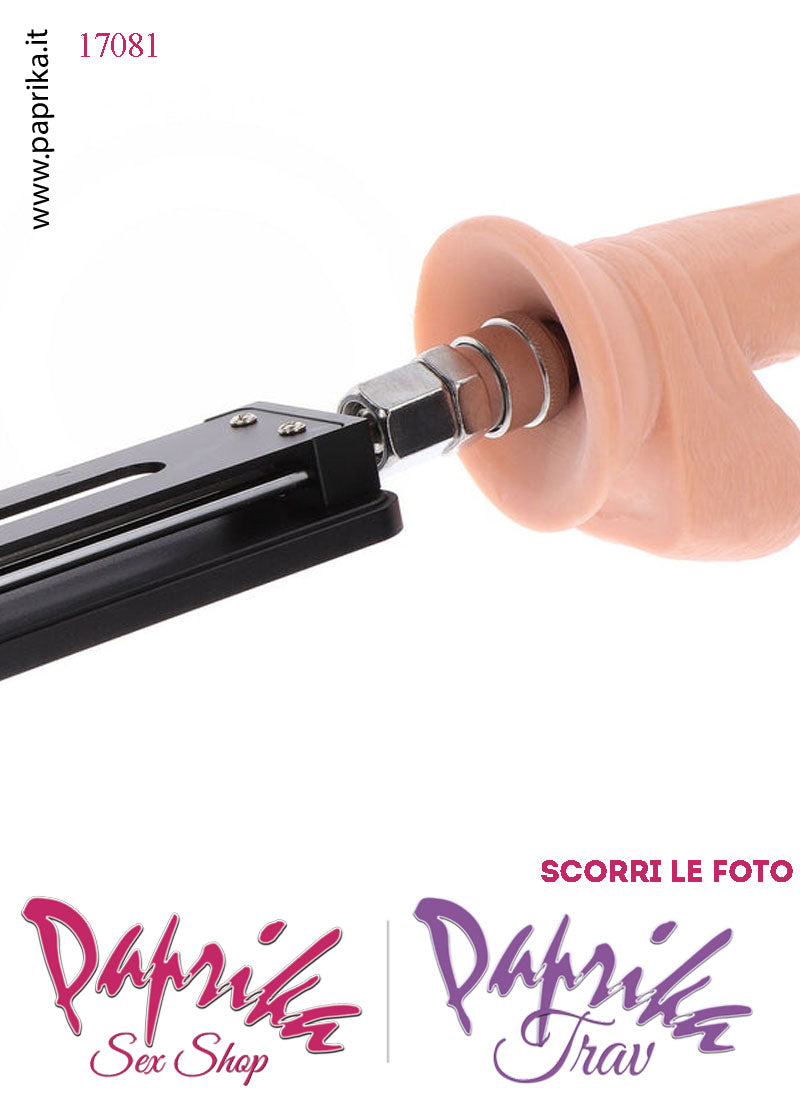 Fucking Sex Machine 285 Ripetizioni Minuto Macchina Del Sesso Fallo Piastra x Ventose