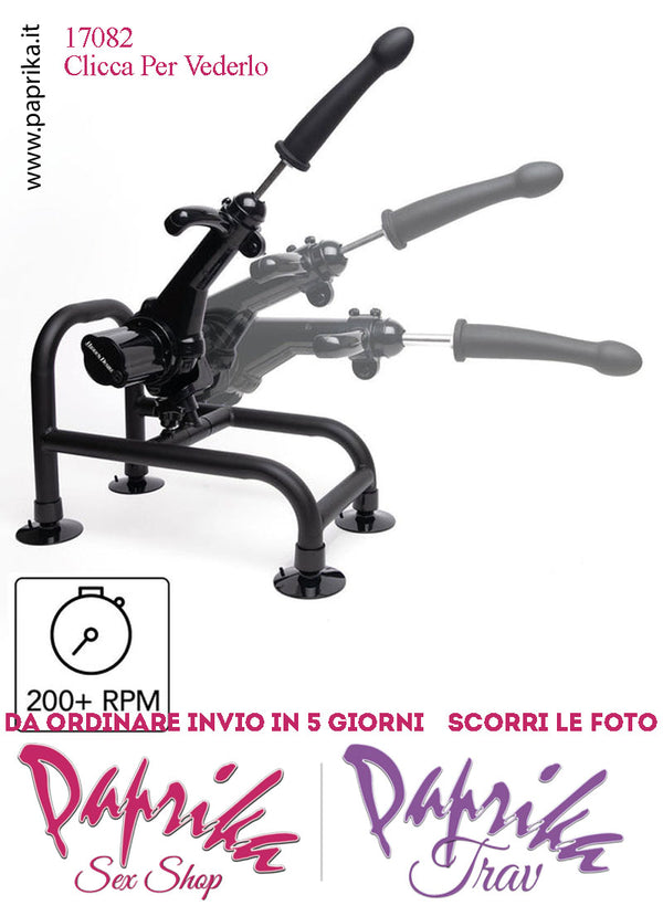 Fucking Sex Machine 200 Ripetizioni Minuto Macchina Del Sesso Dildo Silicone