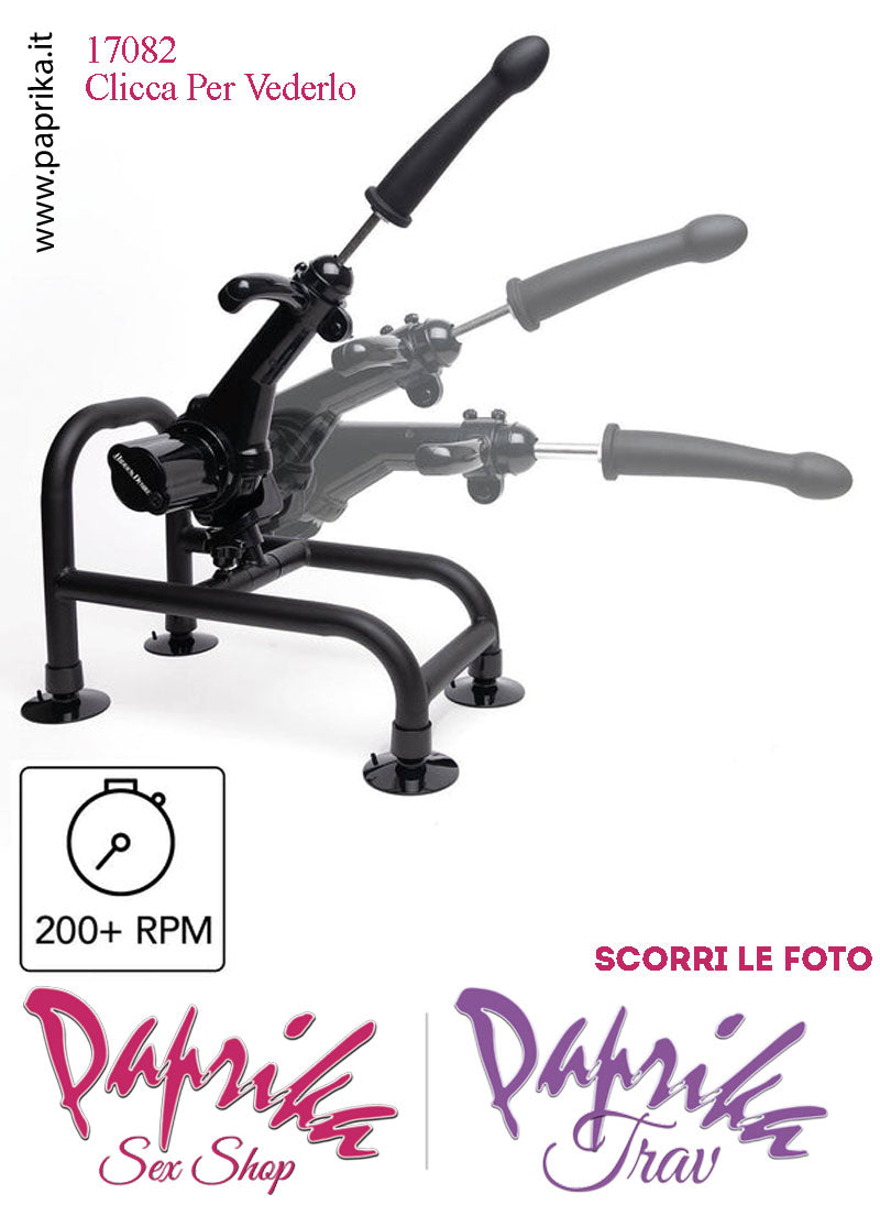 Fucking Sex Machine 200 Ripetizioni Minuto Macchina Del Sesso Dildo Silicone