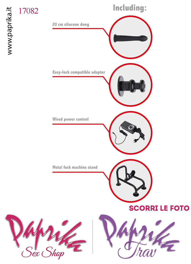 Fucking Sex Machine 200 Ripetizioni Minuto Macchina Del Sesso Dildo Silicone