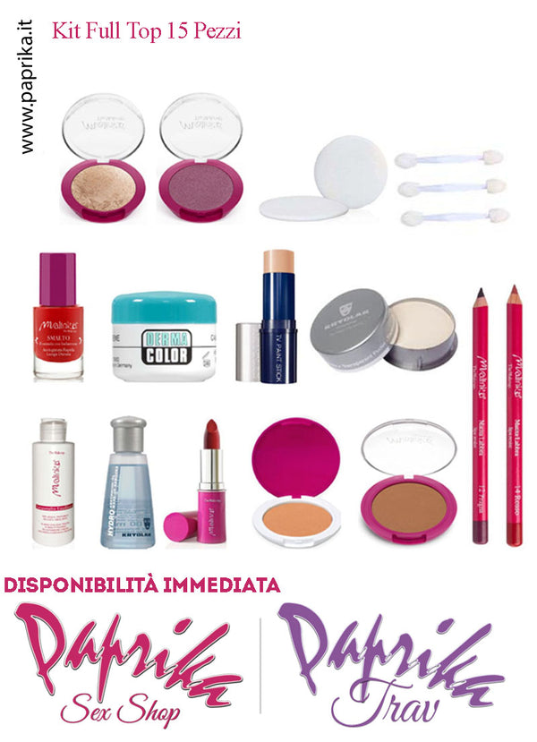 Kit Trucco Make-Up Trav Full Completo 15 Pezzi e 30 Minuti Consulenza