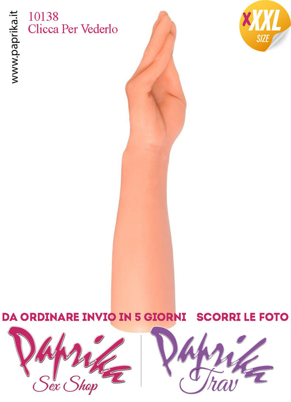 Mano Dita Affusolate Fisting XXXL 36 cm Ø 70 Unisex Pvc Non Vibrante