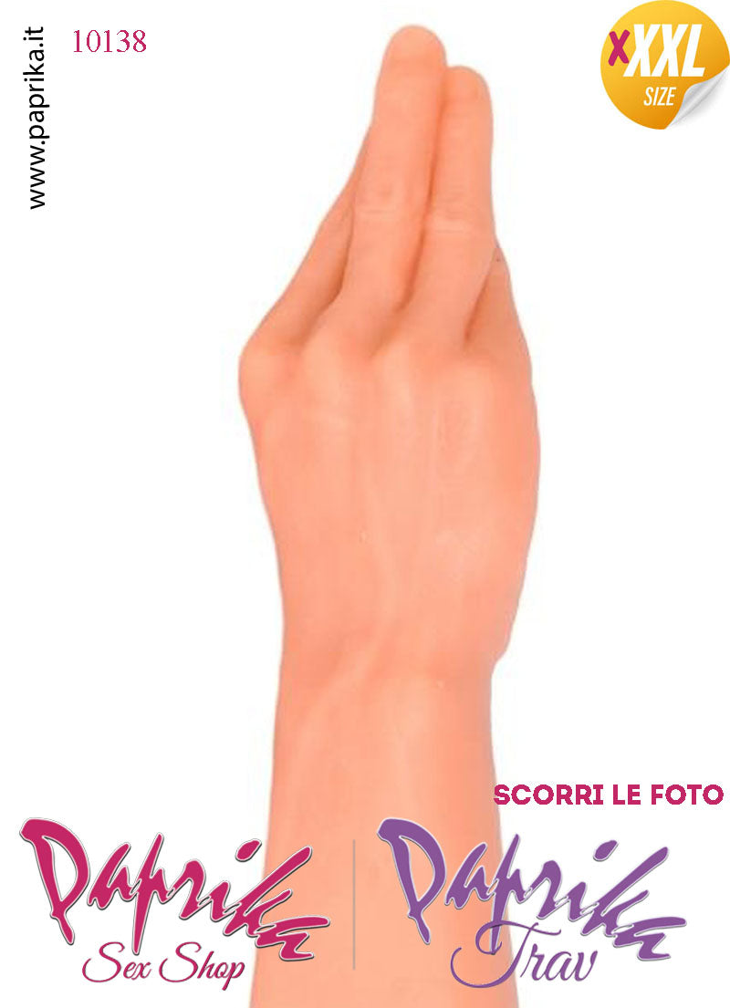 Mano Dita Affusolate Fisting XXXL 36 cm Ø 70 Unisex Pvc Non Vibrante