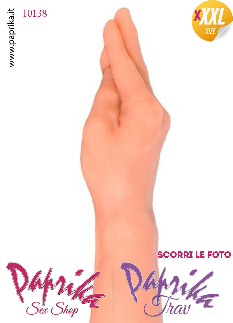 Mano Dita Affusolate Fisting XXXL 36 cm Ø 70 Unisex Pvc Non Vibrante