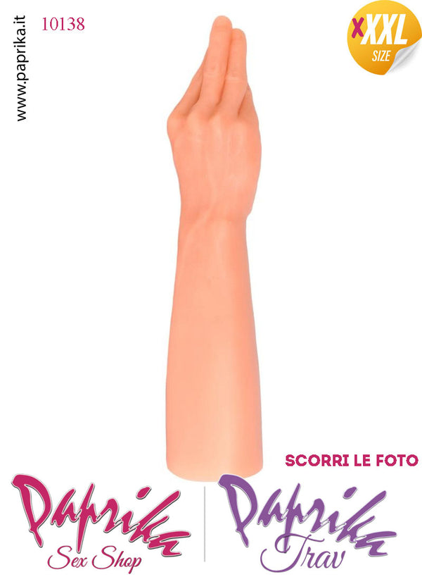 Mano Dita Affusolate Fisting XXXL 36 cm Ø 70 Unisex Pvc Non Vibrante