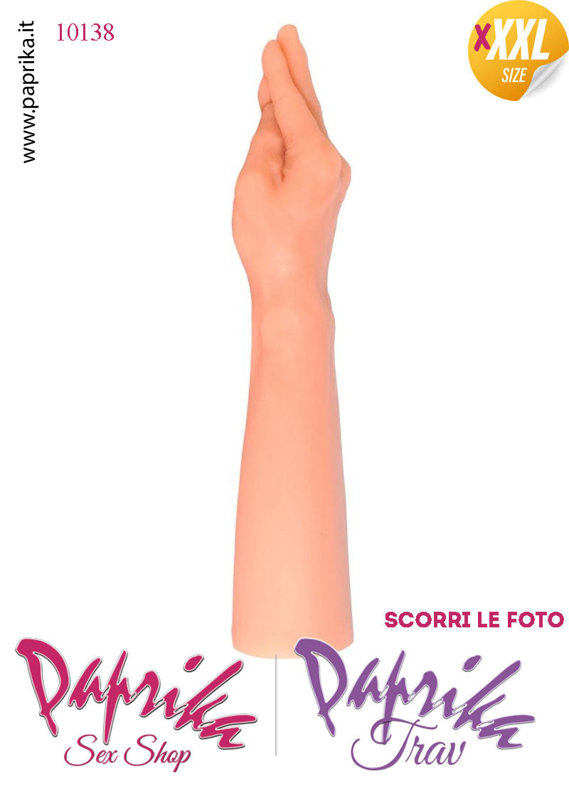 Mano Dita Affusolate Fisting XXXL 36 cm Ø 70 Unisex Pvc Non Vibrante