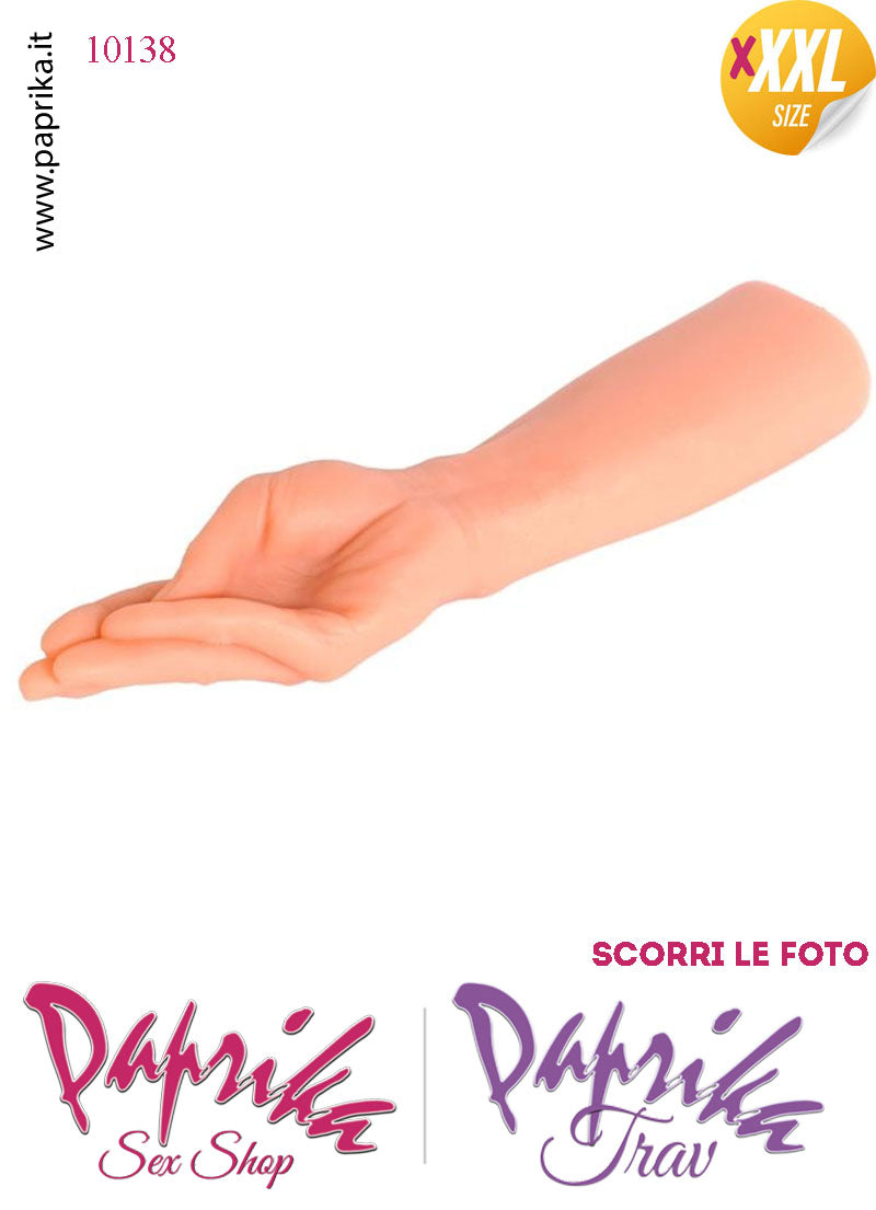 Mano Dita Affusolate Fisting XXXL 36 cm Ø 70 Unisex Pvc Non Vibrante