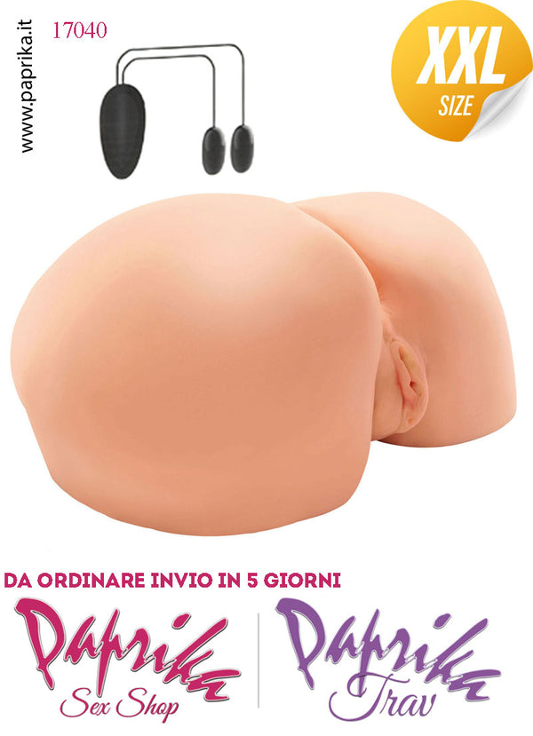 Masturbatore Pecorina Realistica Vibrante Pile Ano Vagina 37 cm 8 Kg