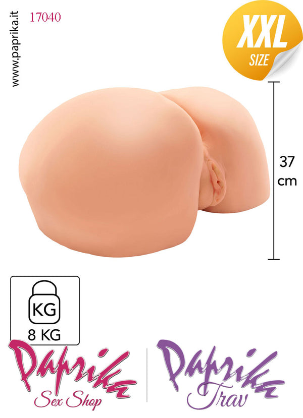 Masturbatore Pecorina Realistica Vibrante Pile Ano Vagina 37 cm 8 Kg