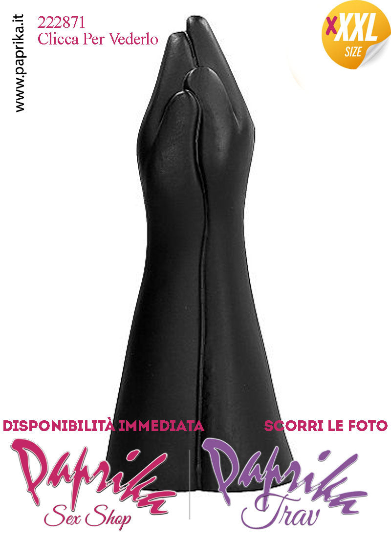 Mano Doppia Fisting XXXL 39 cm Ø 160 Unisex Pvc Non Vibrante