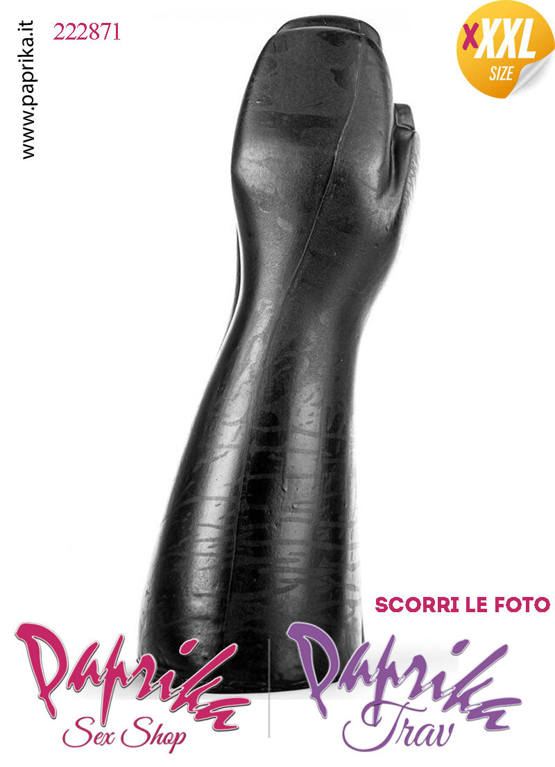 Mano Doppia Fisting XXXL 39 cm Ø 160 Unisex Pvc Non Vibrante