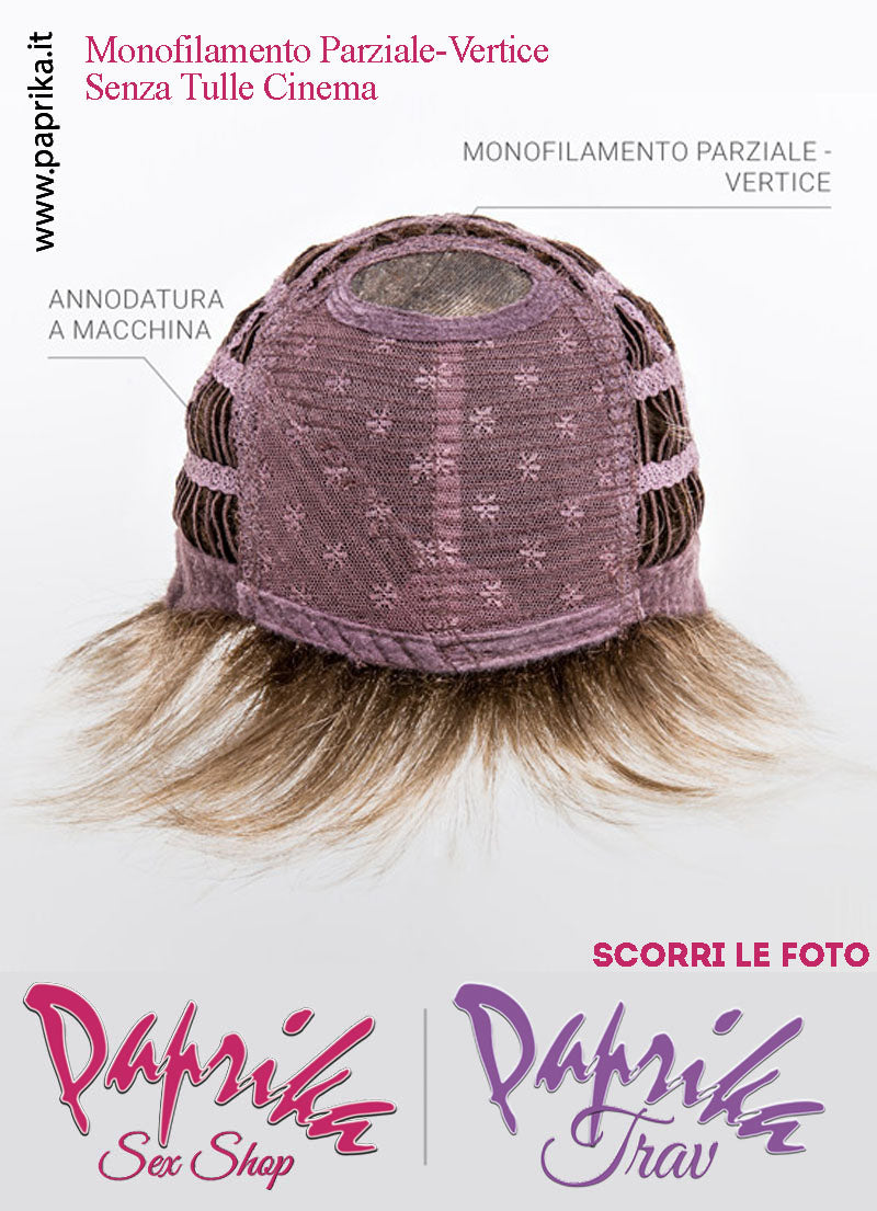 Rainbow Parrucca Lunga Scalata Frangetta Lunga Riga Centrale Ellen Wille