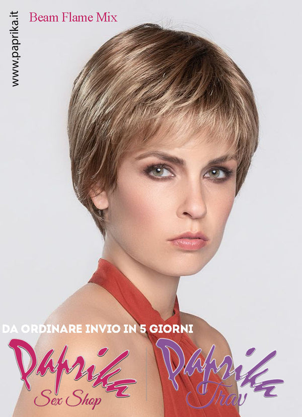 Charlotte Parrucca Corta Scalata Riga Laterale Frangetta Lunga