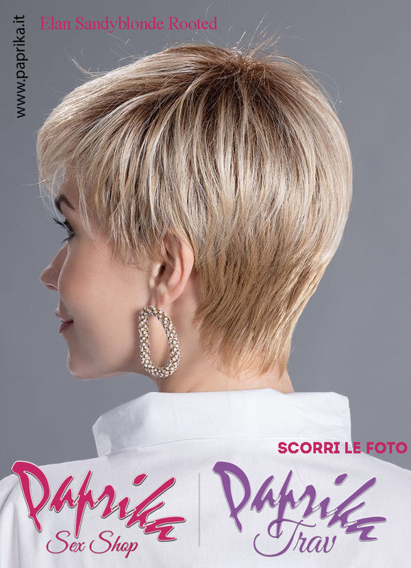 Elan Parrucca Corta Scalata Riga Laterale Frangetta Lunga Fonabile 130°