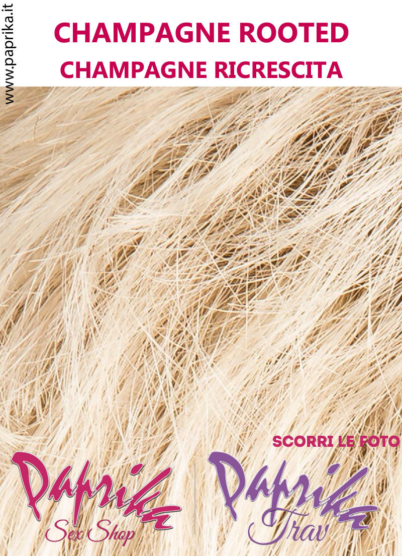Raise Parrucca Caschetto Corto Scalate Frangetta Lunga Riga Laterale Tulle Cinema