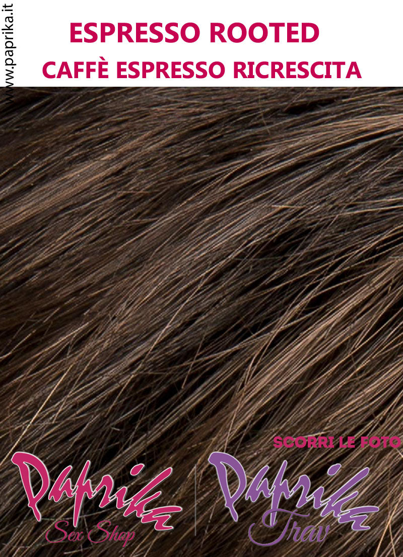 Raise Parrucca Caschetto Corto Scalate Frangetta Lunga Riga Laterale Tulle Cinema