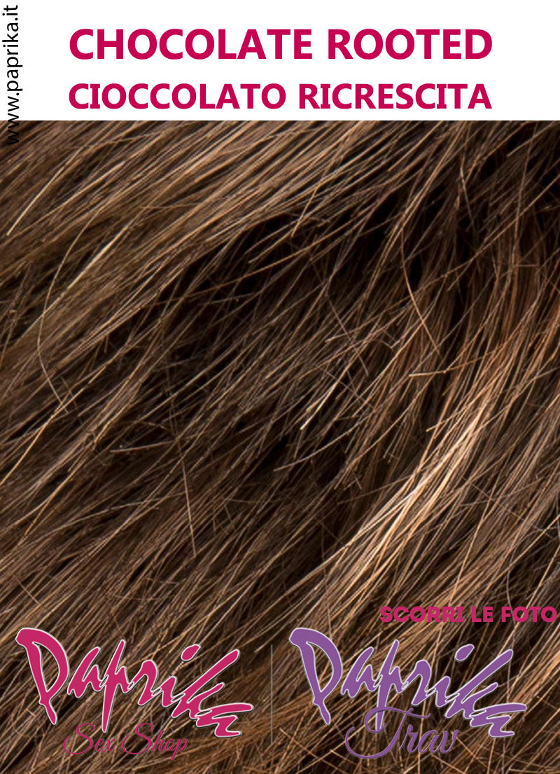 Flirt Parrucca Lunga Leggermente Mossa Riga Laterale Frangetta Lunga