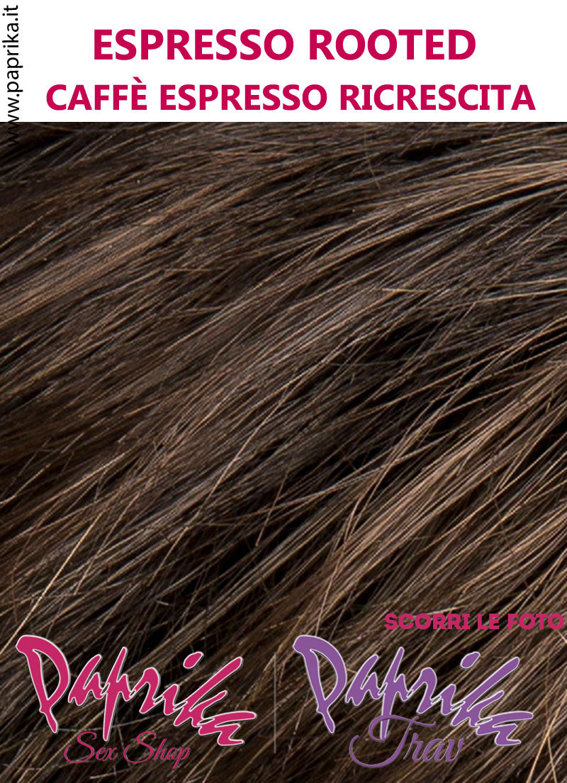 Flirt Parrucca Lunga Leggermente Mossa Riga Laterale Frangetta Lunga