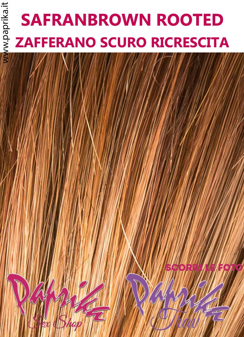 Flirt Parrucca Lunga Leggermente Mossa Riga Laterale Frangetta Lunga