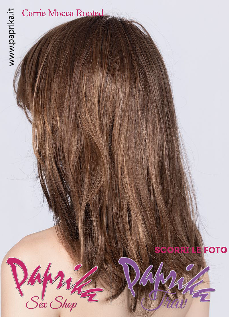 Carrie Parrucca Lunga Liscia Riga Laterale Frangetta Lunghissima Ellen Wille