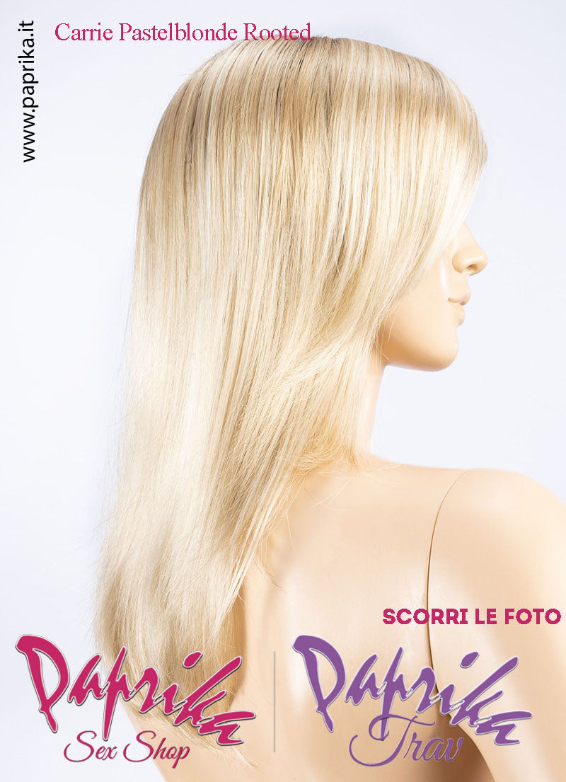 Carrie Parrucca Lunga Liscia Riga Laterale Frangetta Lunghissima Ellen Wille