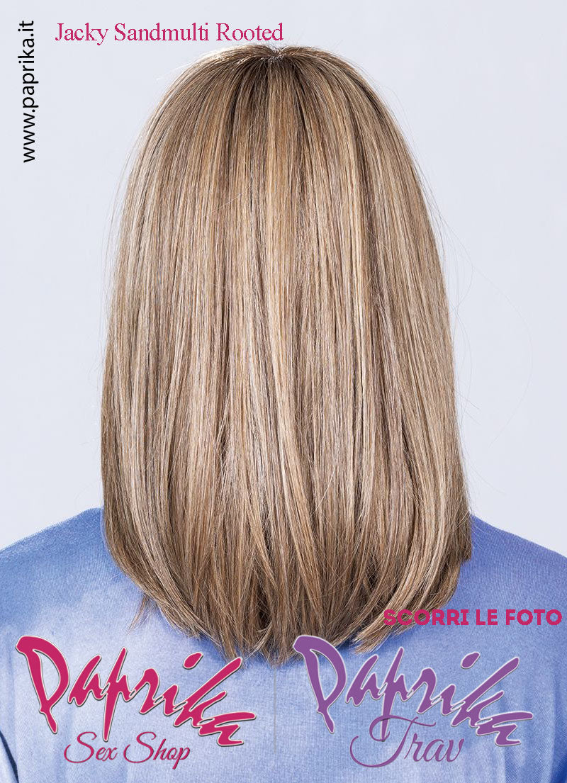 Jacky Parrucca Lunga Liscia Frangetta Lunga Riga Centrale Ellen Wille