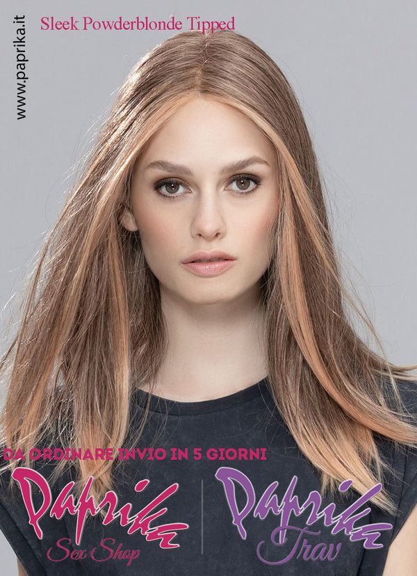 Sleek Parrucca Lunga Liscia Riga Centrale Senza Frangetta Fonabile