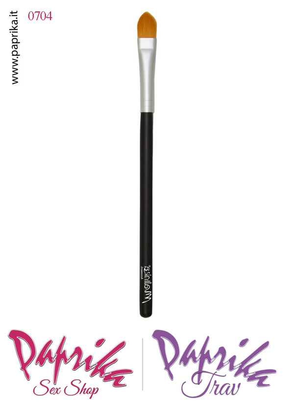 Pennello Copribarba Correttore Stretta Punta Rotonda Manico Legno