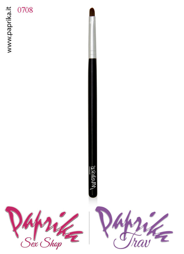 Pennello Labbra Stesura Rossetto Delinea Contorno Manico Legno