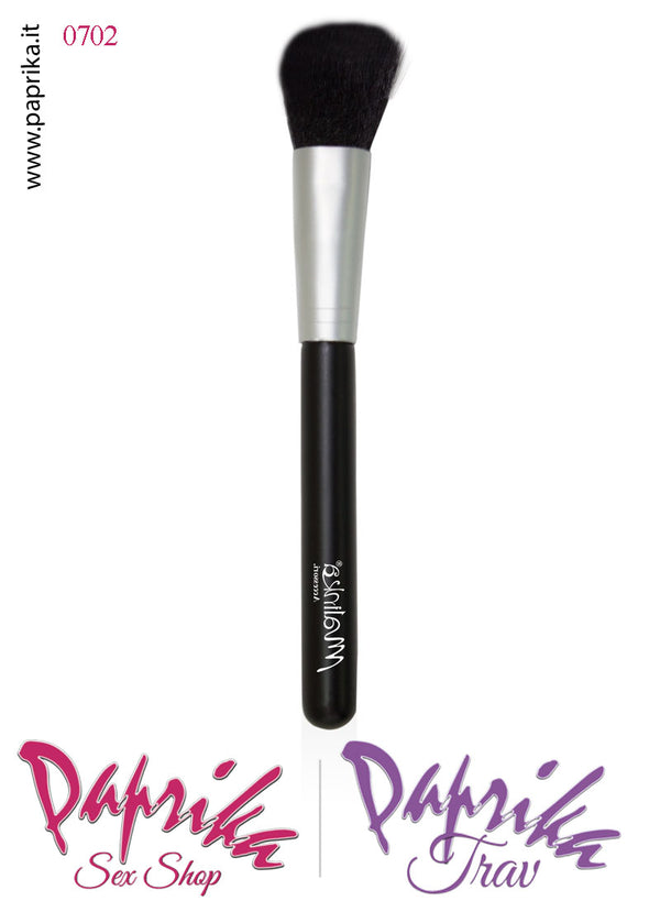 Pennello Grande Terra e Cipria Polveri Compatte Manico Legno