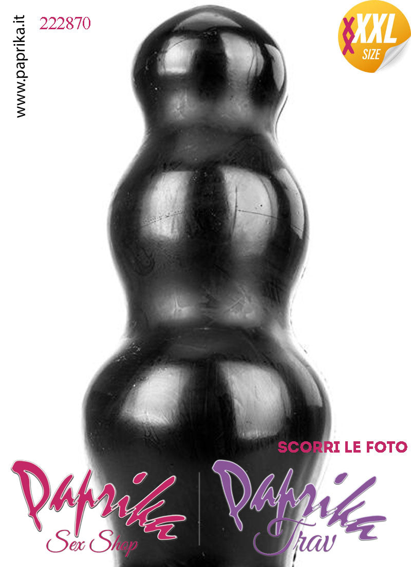 Plug Anale 3 Palline XXXXL 38 cm Ø 12 Unisex Pvc Non Vibrante