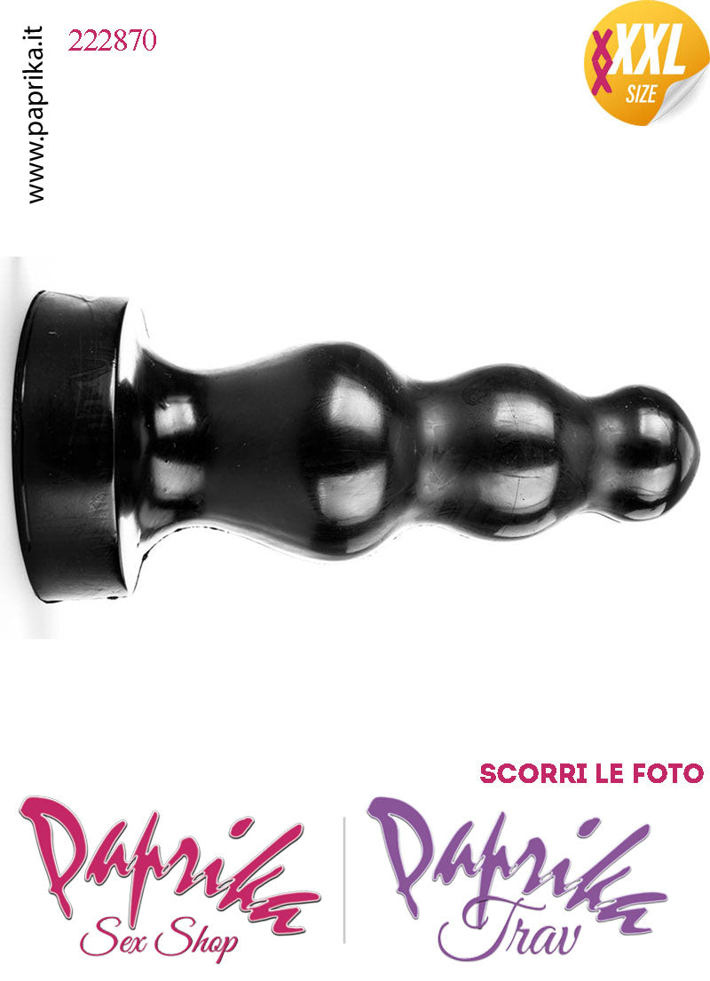 Plug Anale 3 Palline XXXXL 38 cm Ø 12 Unisex Pvc Non Vibrante