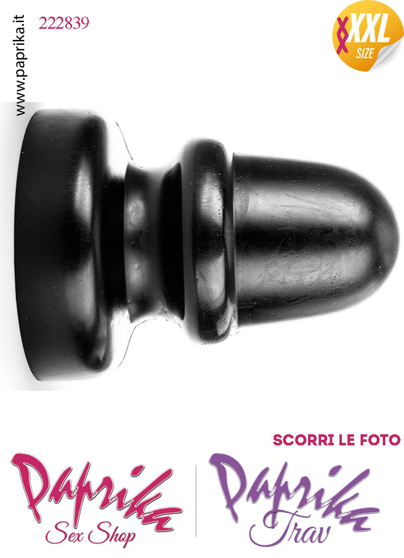 Plug Anale Scalinato XXXXL 23 cm Ø 14 Unisex Pvc Non Vibrante