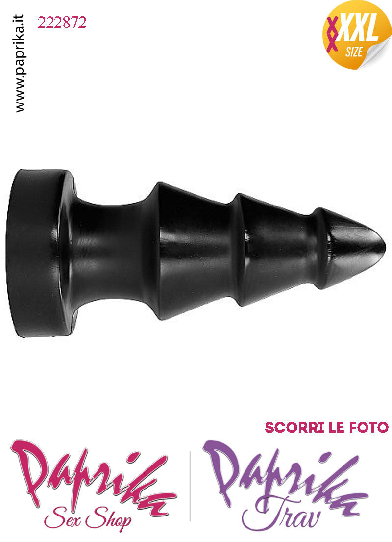 Plug Anale Scalinato XXXXL 40 cm Ø 14 Unisex Pvc Non Vibrante