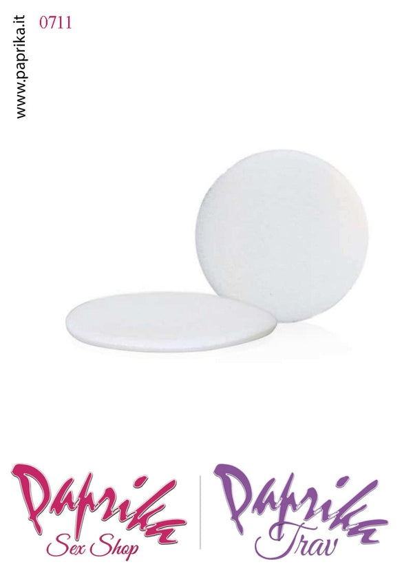 Puf Piumino Cipria Rotondo Confezione 2 Pezzi