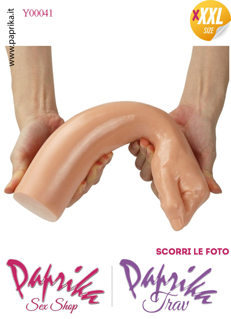 Pugno Mano Fisting XXXL 31 cm Ø 70/77 Unisex Pvc Non Vibrante