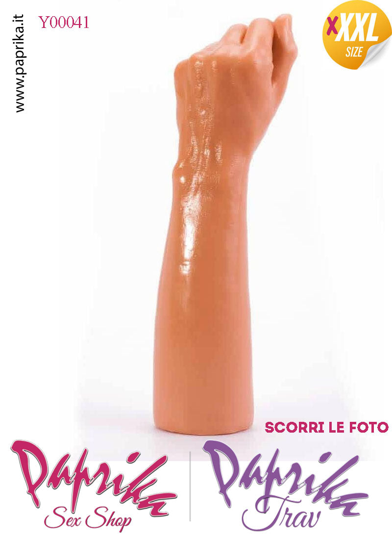 Pugno Mano Fisting XXXL 31 cm Ø 70/77 Unisex Pvc Non Vibrante