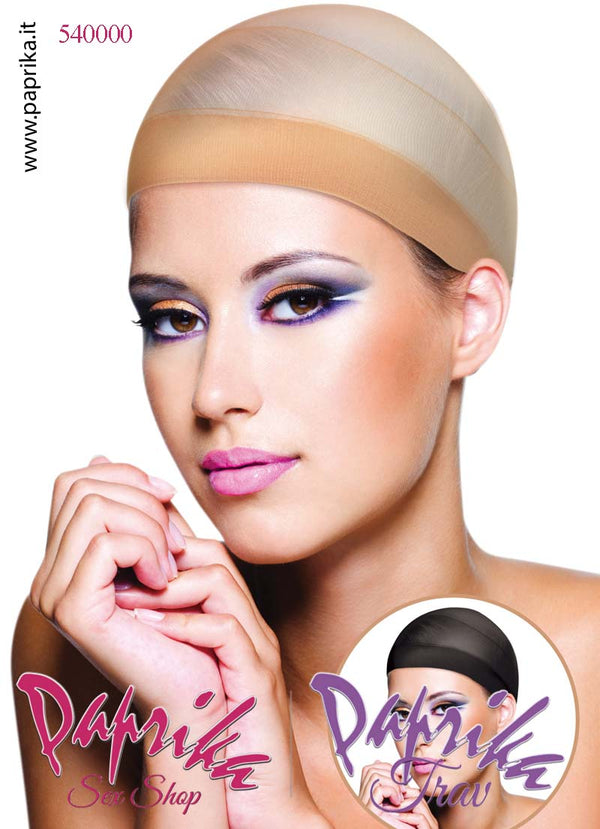 Set Due Retine Velate Ferma Capelli Elasticizzate Nera Nudo