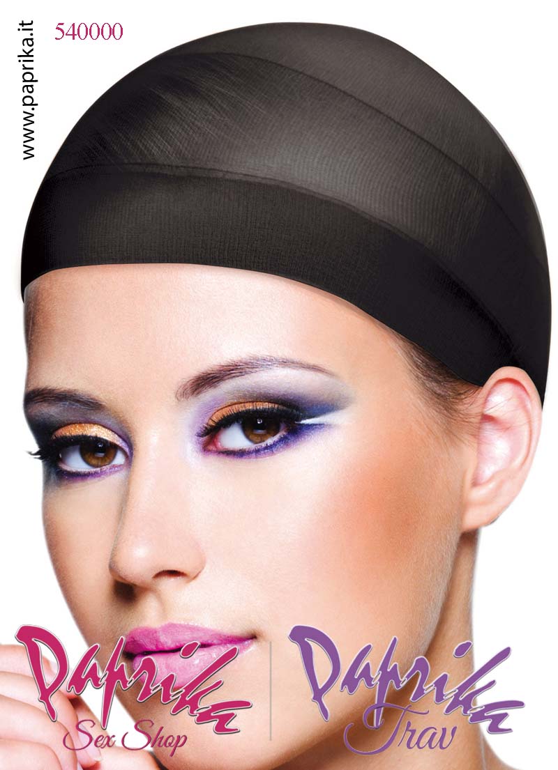 Set Due Retine Velate Ferma Capelli Elasticizzate Nera Nudo