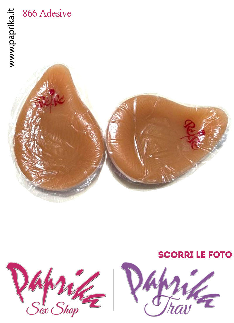 Seni Silicone Adesivi Asimmetrici Capezzolo Scuro 5^ Coppa D